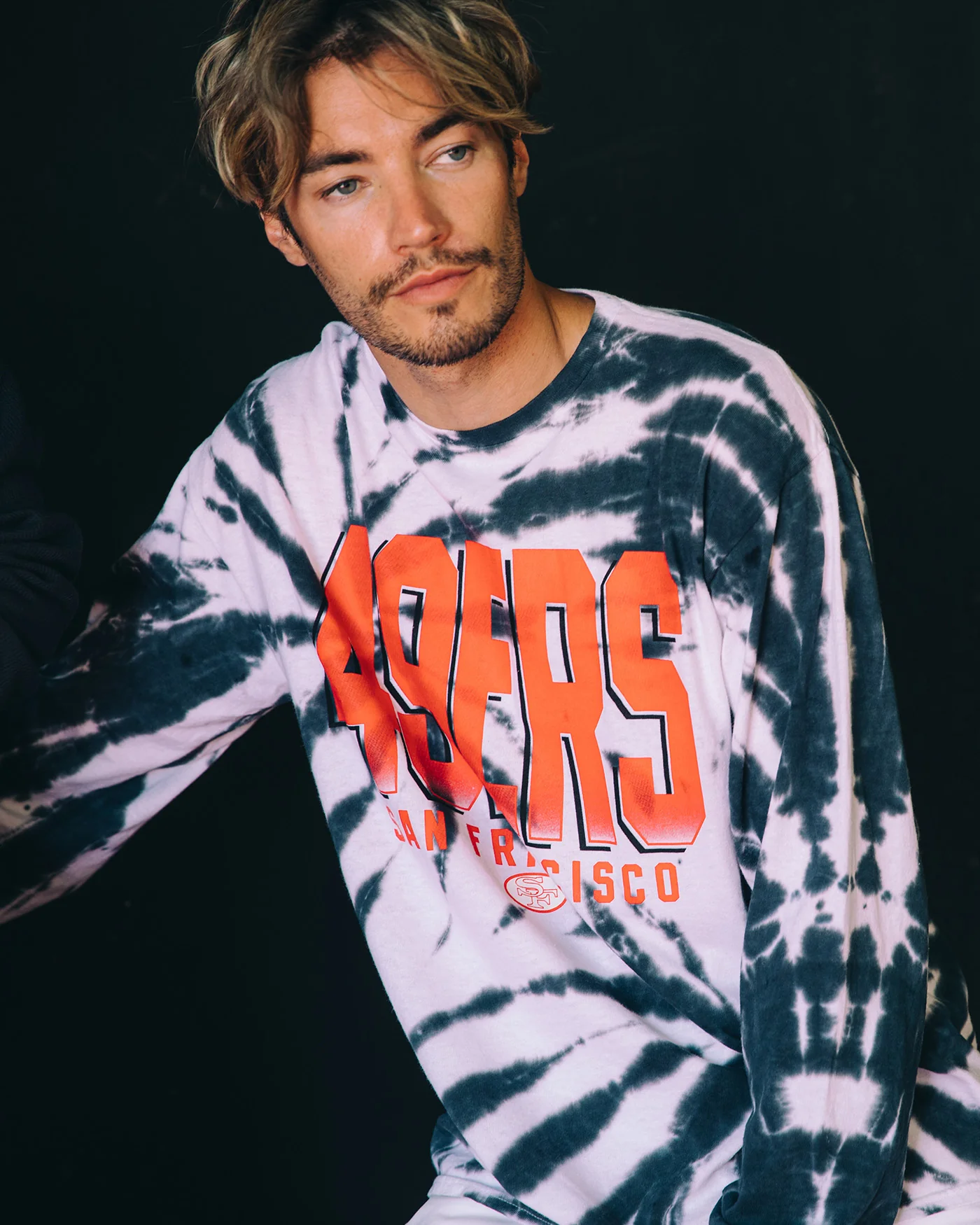 49ers Game Time Tie Dye Long Sleeve - Image 3