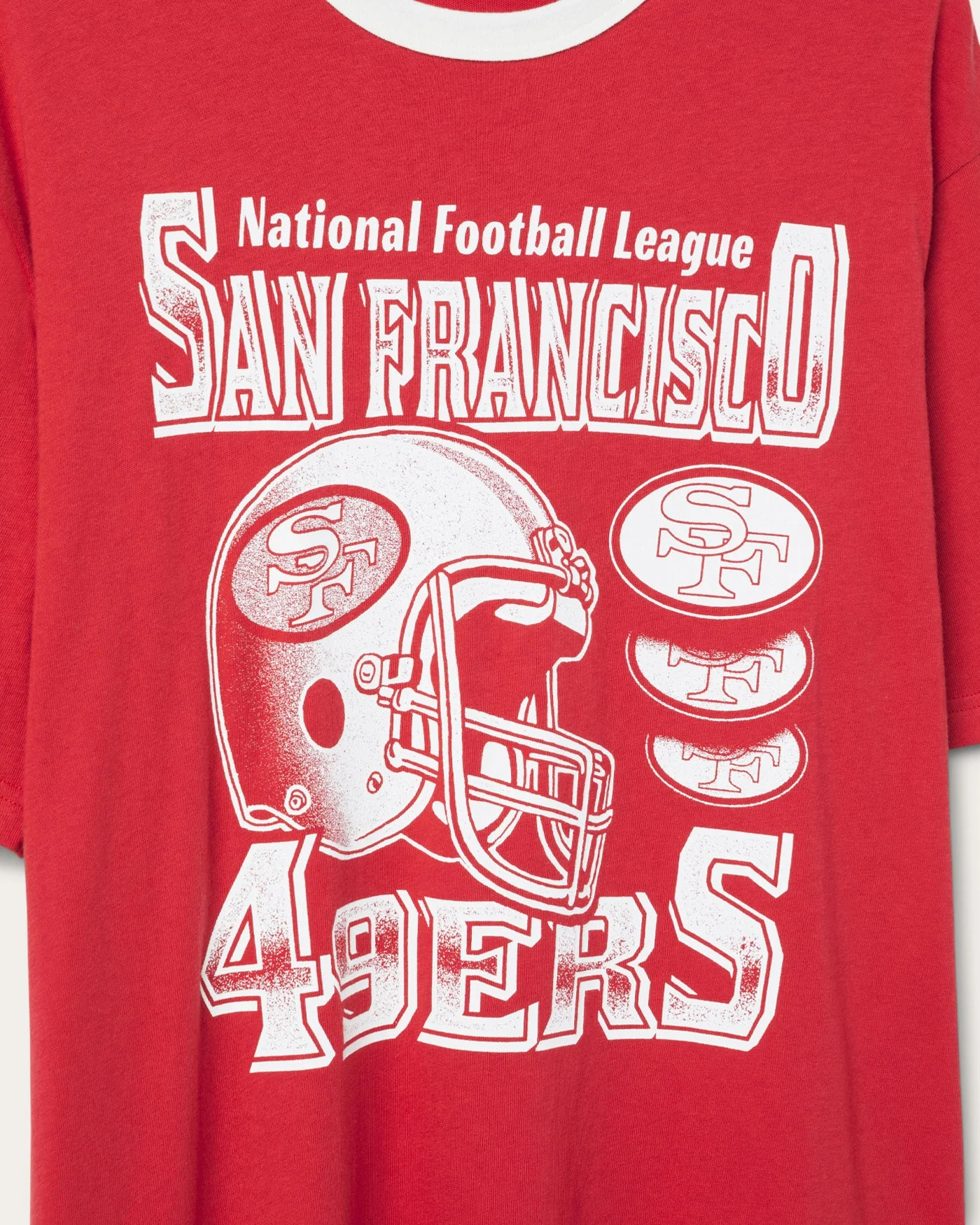 San Francisco 49ers Oversized Ringer Tee - Image 3
