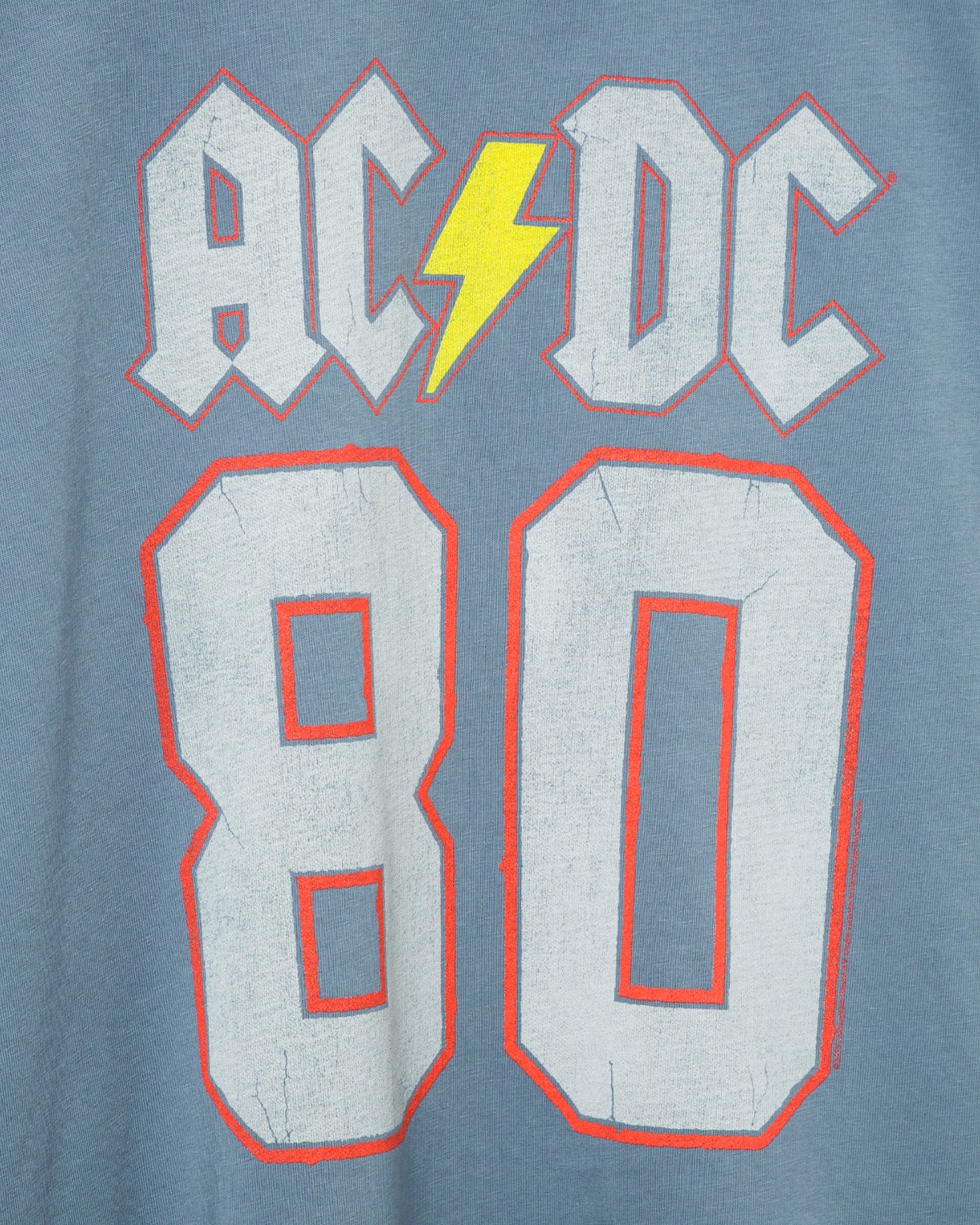 AC/DC Back in Black Tour '80 Hockey Tee - Image 5