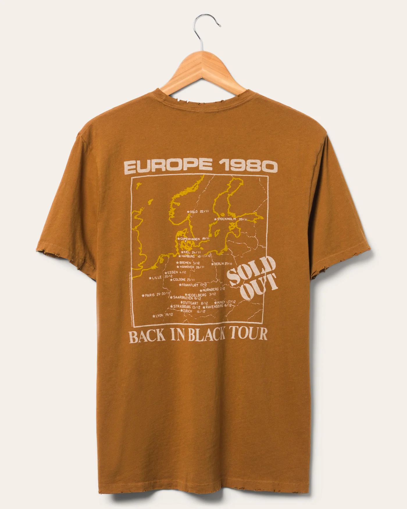 AC/DC Europe Tour Vintage Tee - Image 2