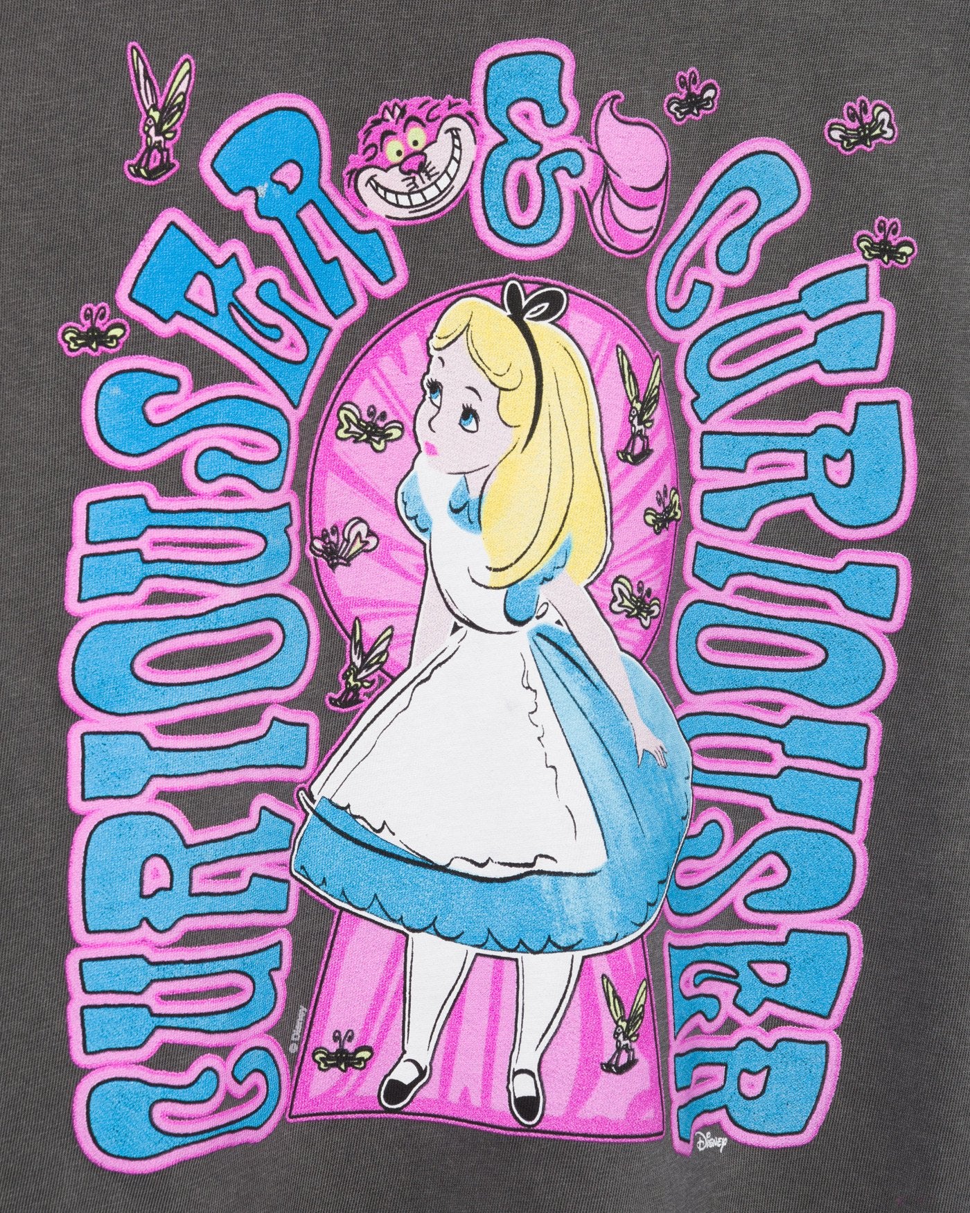 Disney's Alice In Wonderland Curiouser Vintage Tee - Image 4