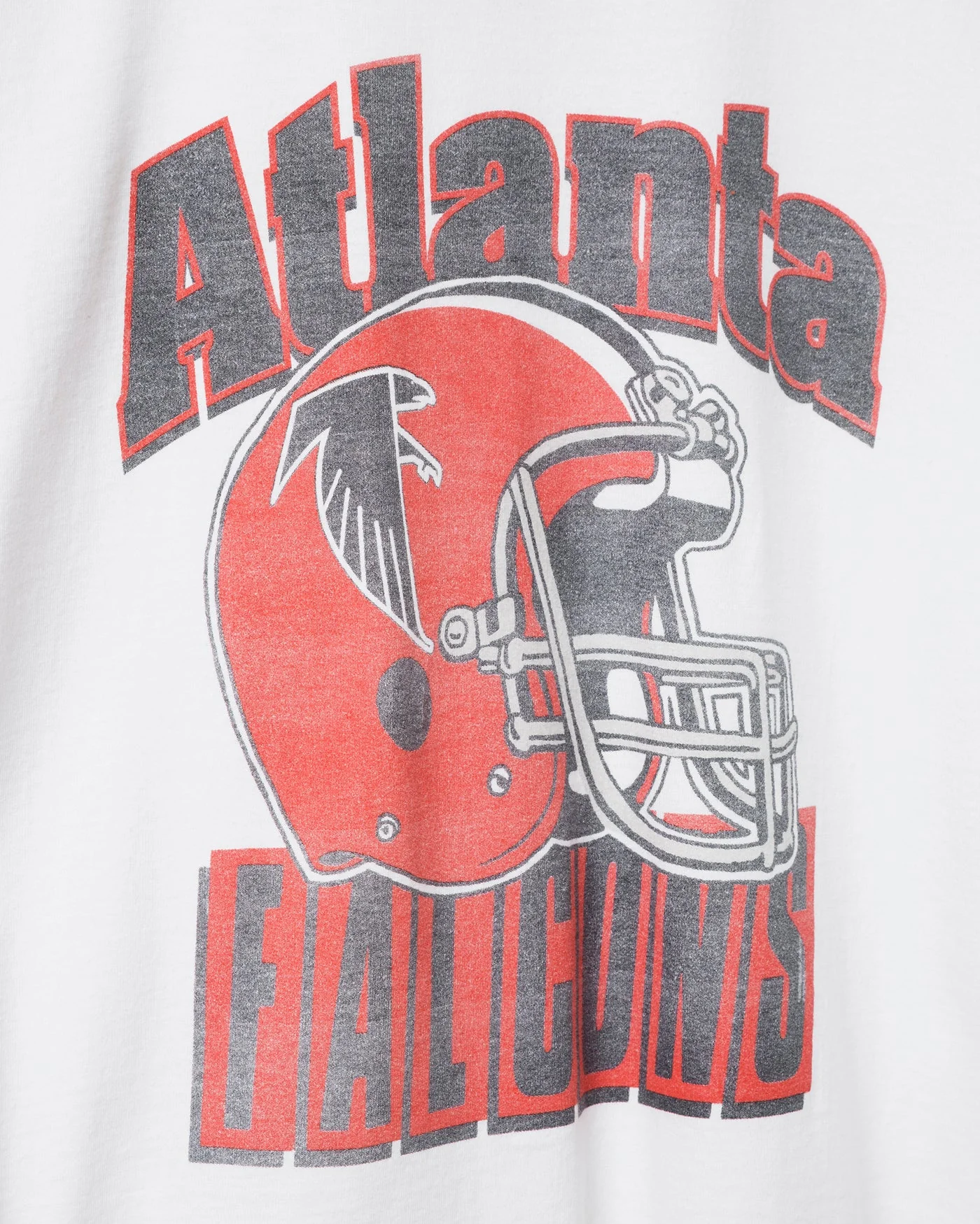 Atlanta Falcons Throwback Helmet Flea Market Tee - Image 3