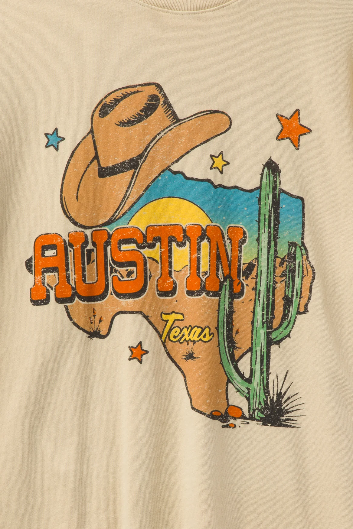 Austin Texas Vintage Tee - Image 4