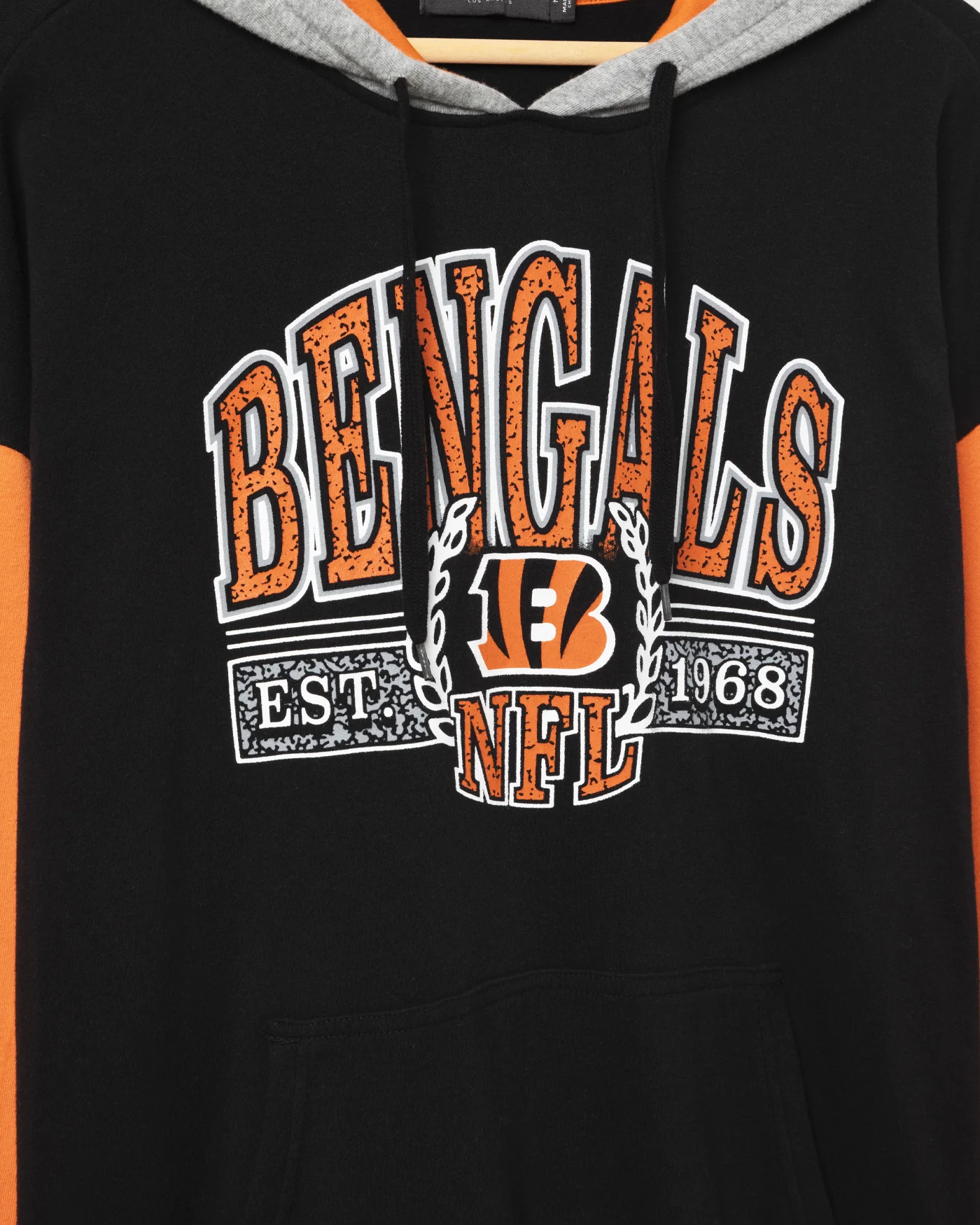 Cincinnati Bengals Tri Color Block Hoodie - Image 3