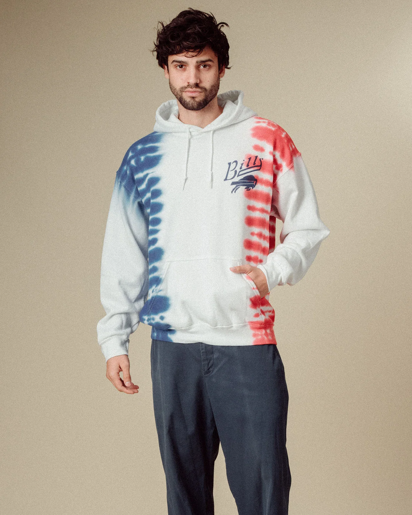 Buffalo Bills Stitch Tie Dye Hoodie - Image 3