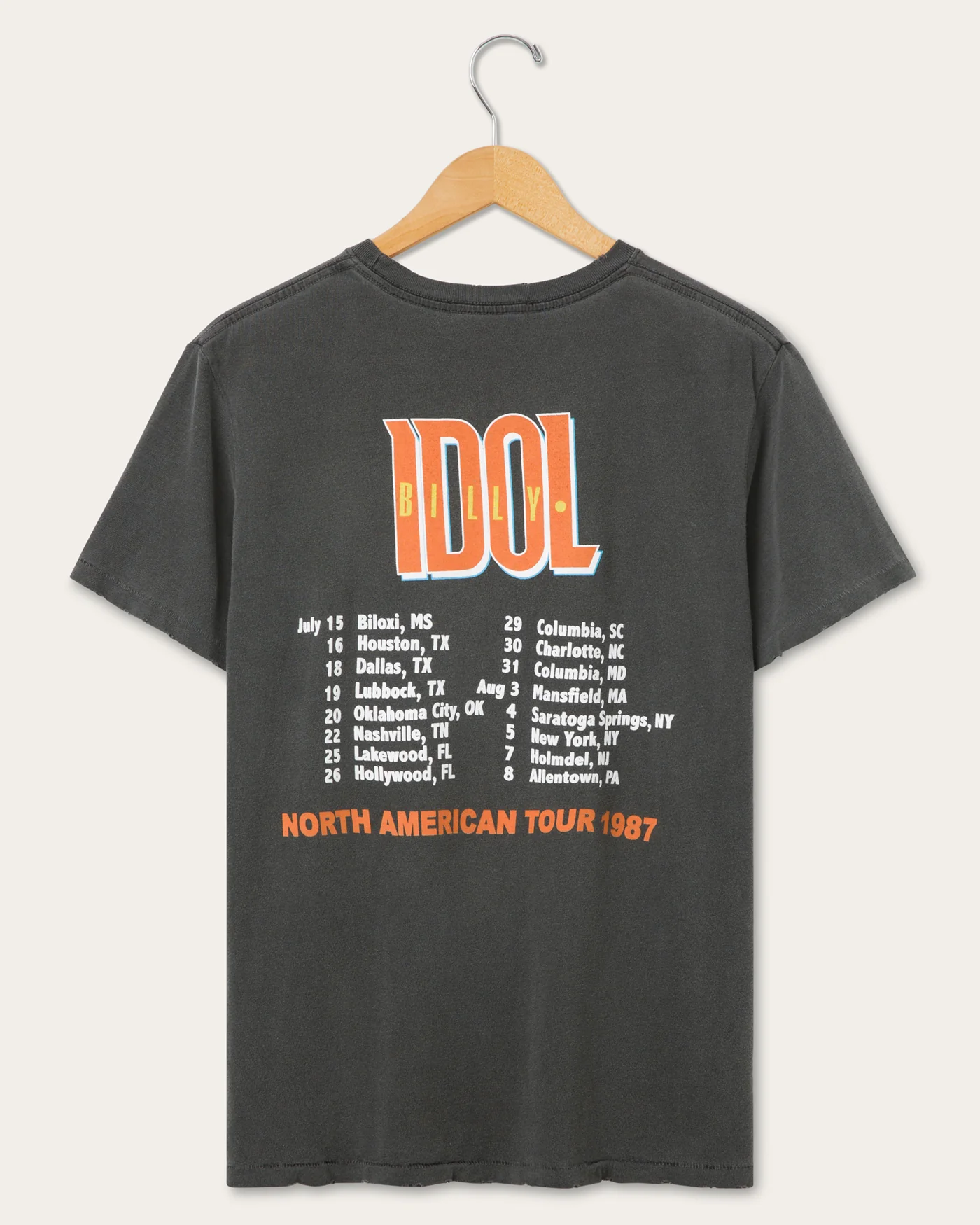 Billy Idol 1987 North American Tour Vintage Tee - Image 3