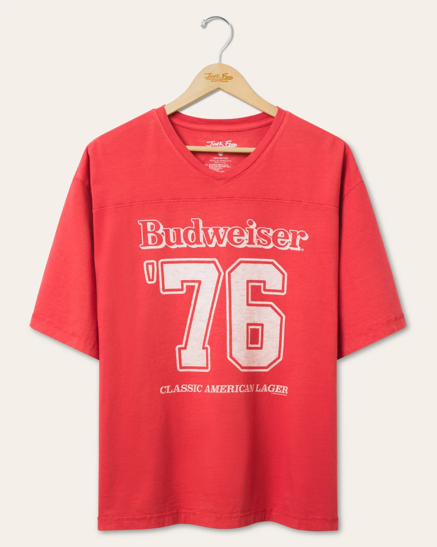 Budweiser King of Beers '76 Hockey Tee