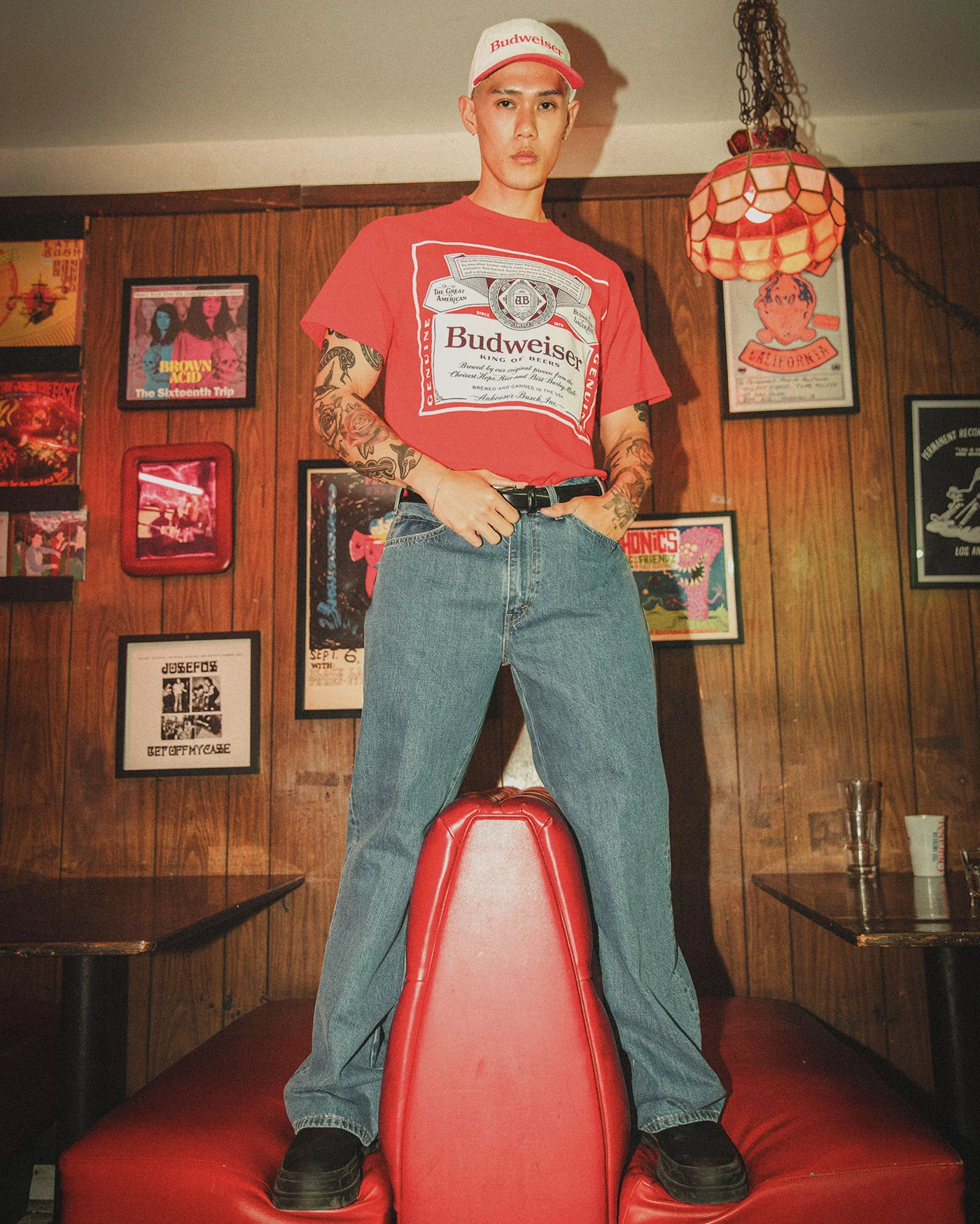 Budweiser Label King of Beers Flea Market Tee - Image 2