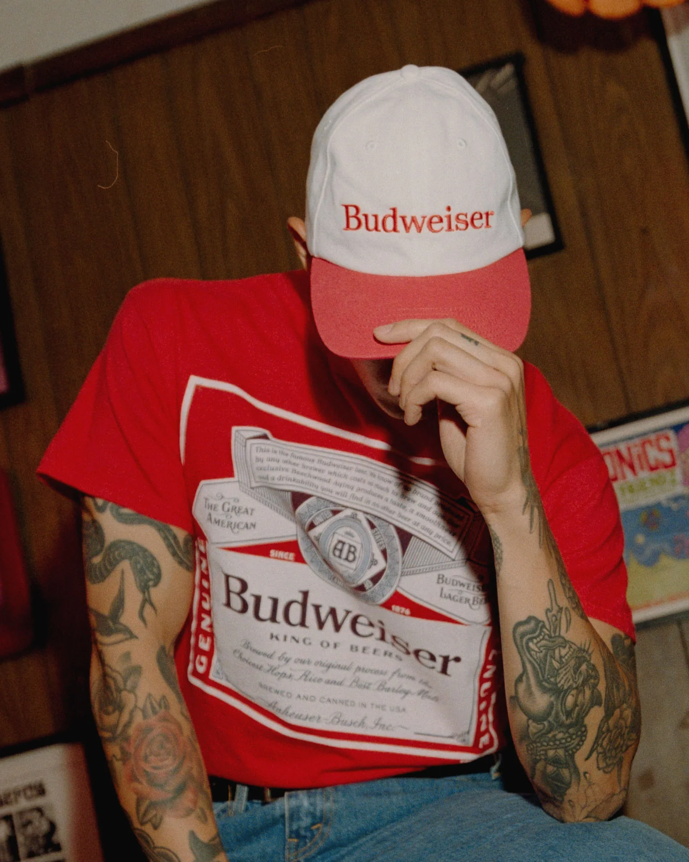 Budweiser Two-Tone Hat - Image 2