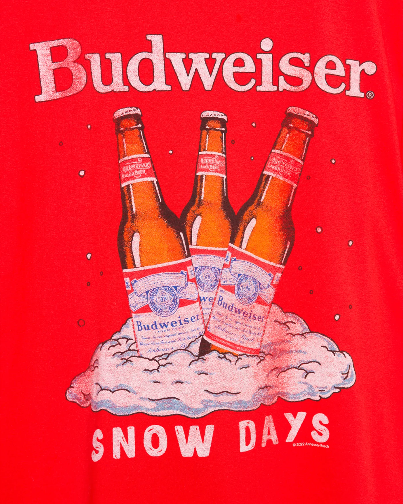 Budweiser Snow Days Flea Market Tee - Image 5