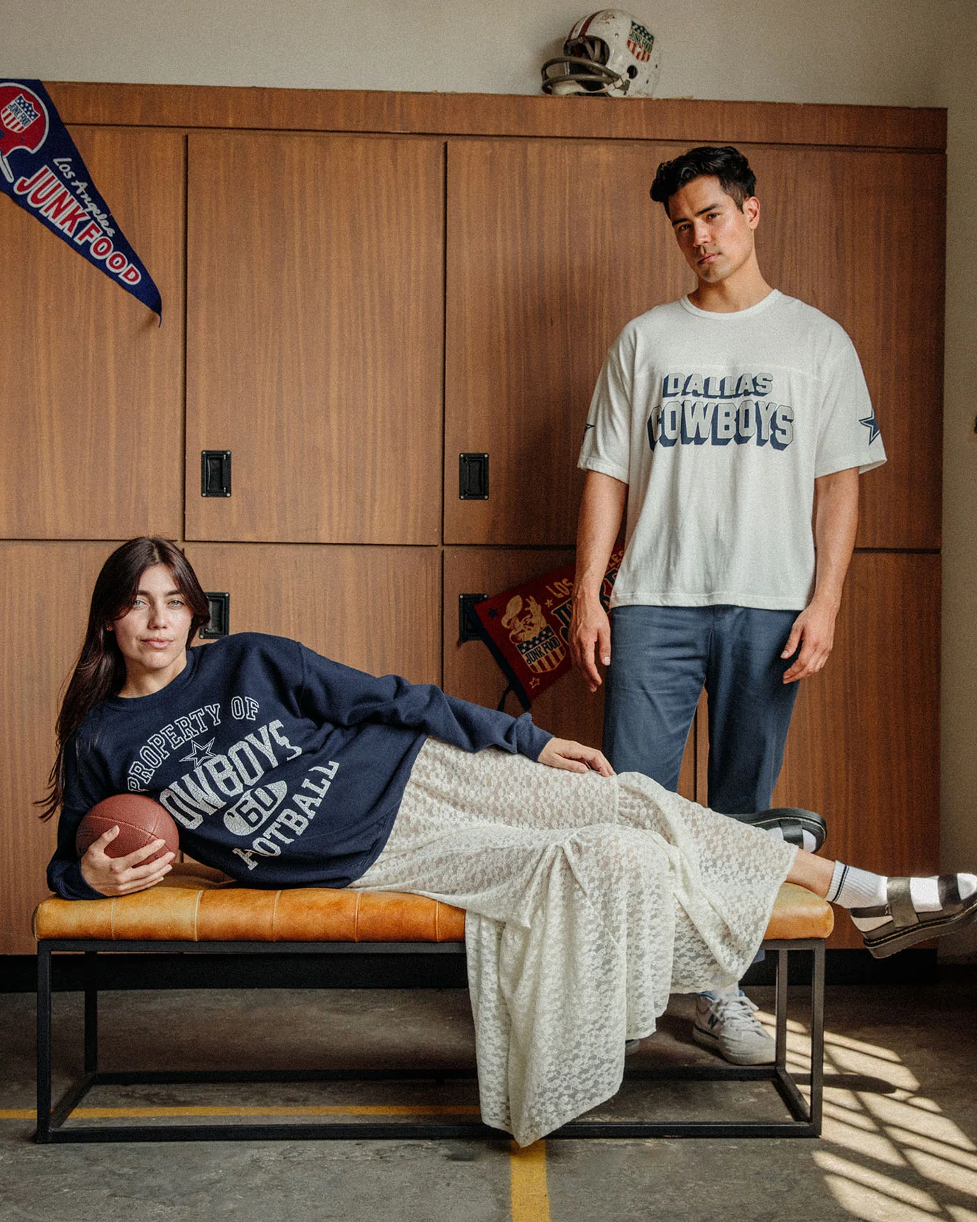 Dallas Cowboys Property Flea Market Crew Fleece - Image 4