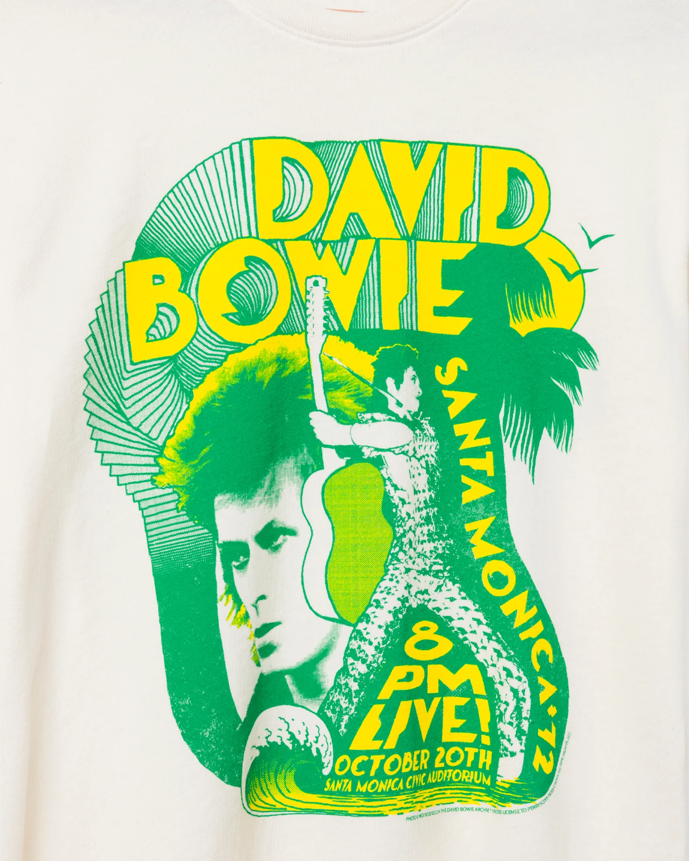David Bowie Santa Monica '72 Vintage Tee - Image 5