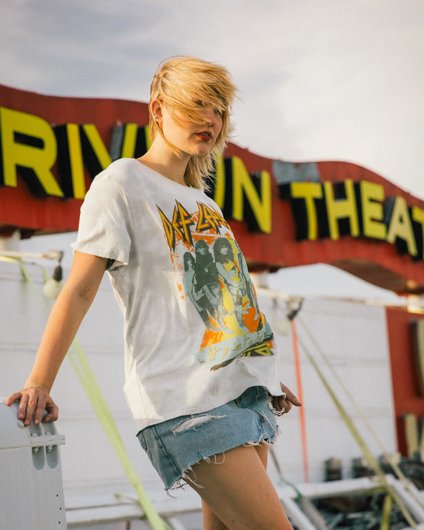 Def Leppard Hysteria Tie Dye Vintage Tee - Image 3