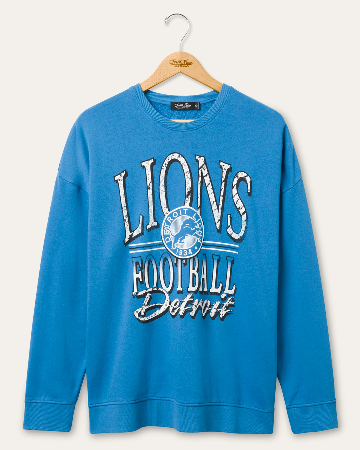 Detroit Lions Lateral Crew Fleece