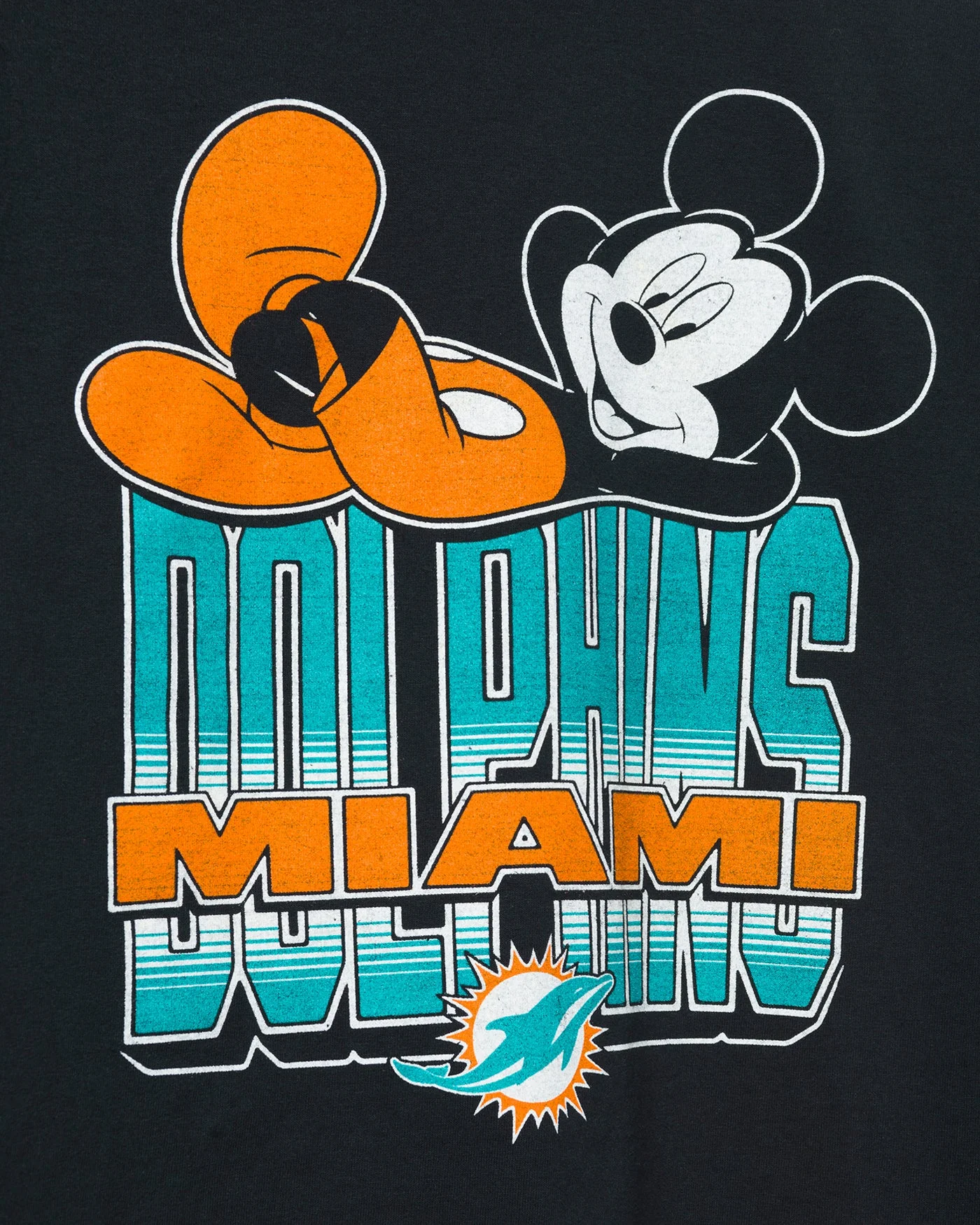Miami Dolphins Mickey Kick Back Tee - Image 3