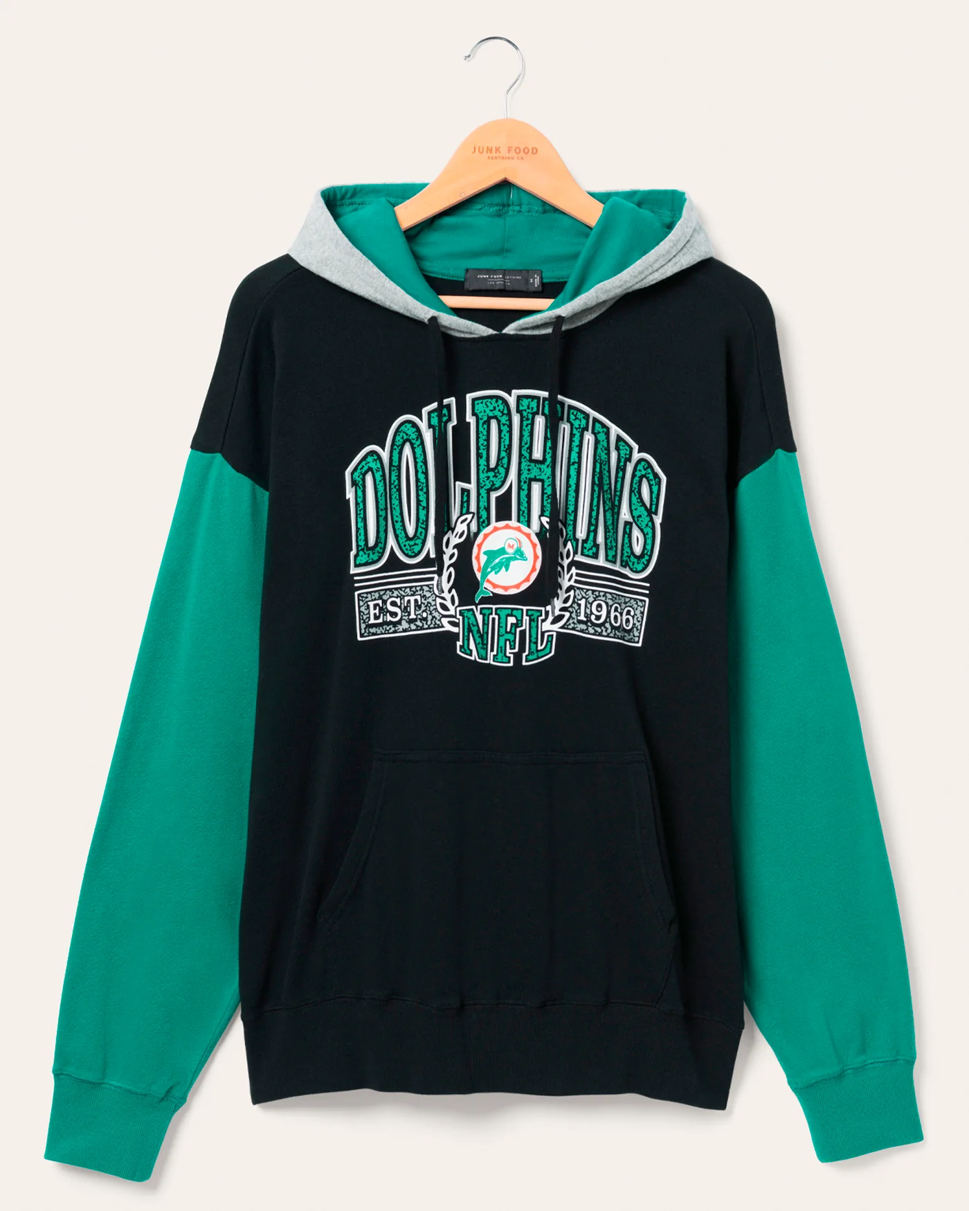 Miami Dolphins Tri Color Block Hoodie