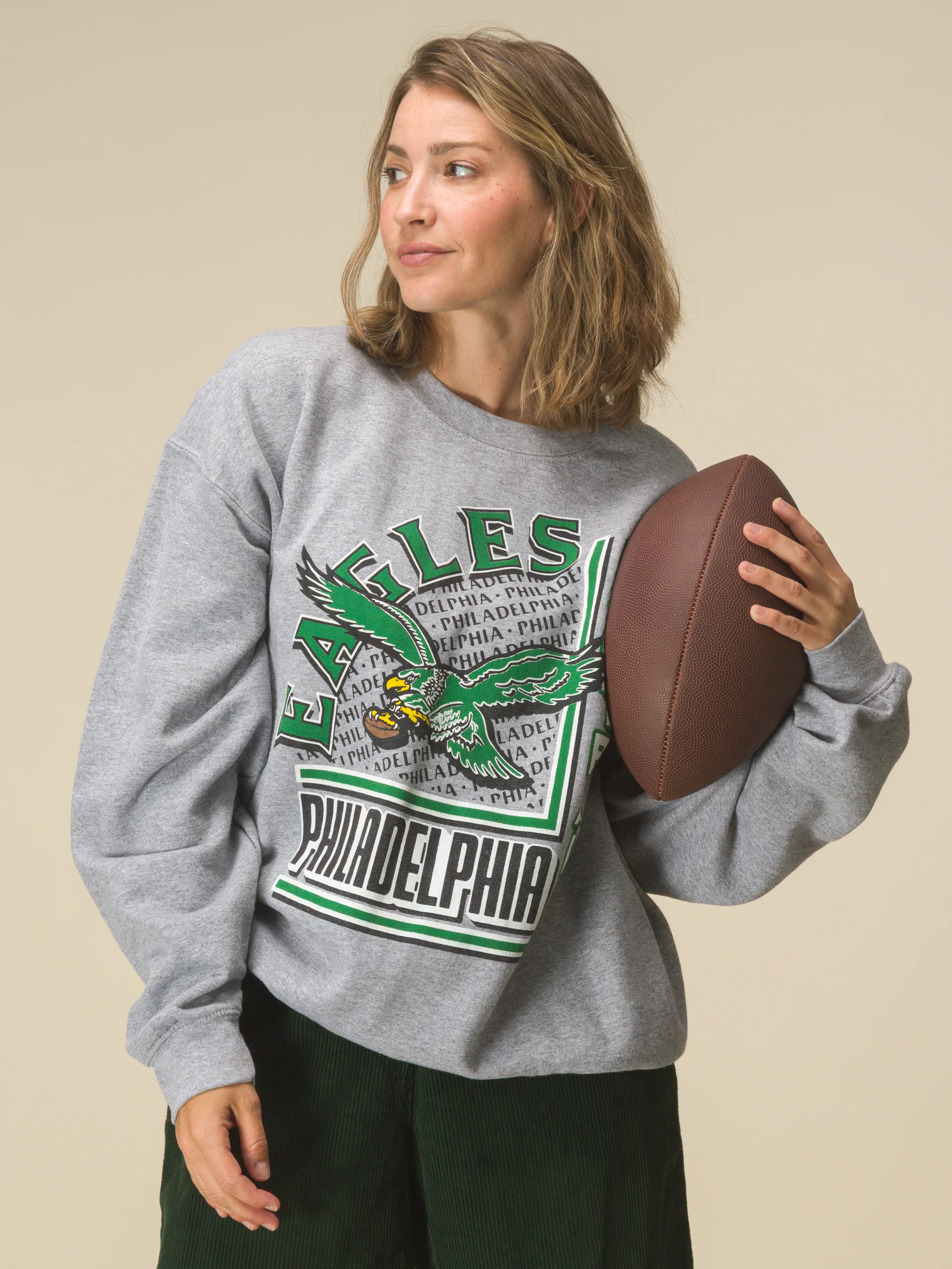 Philadelphia Eagles Backfield Crew Fleece - Image 2
