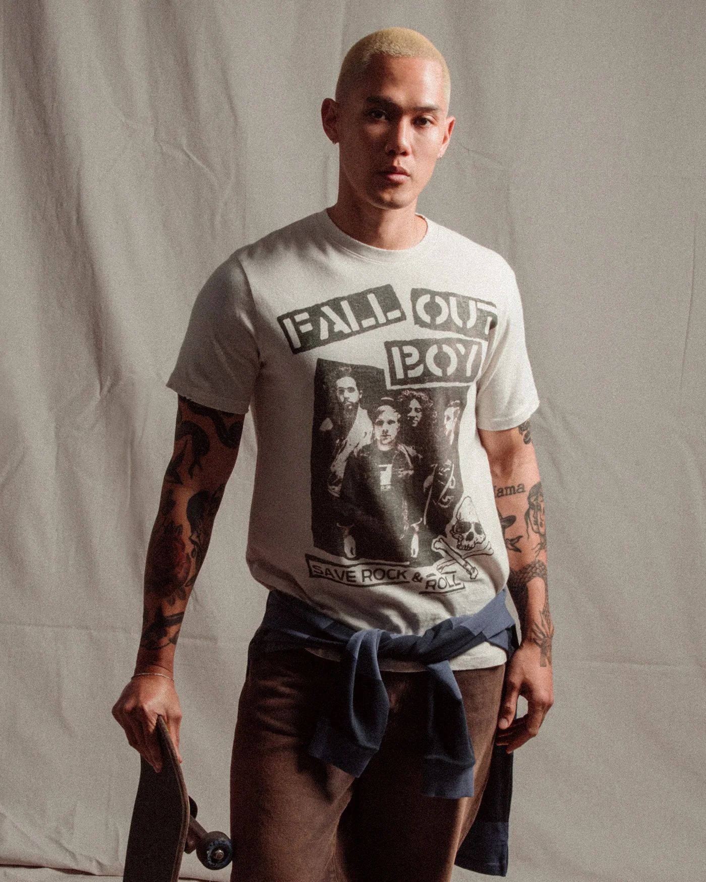 Fallout Boy Save Rock and Roll Vintage Tee - Image 2