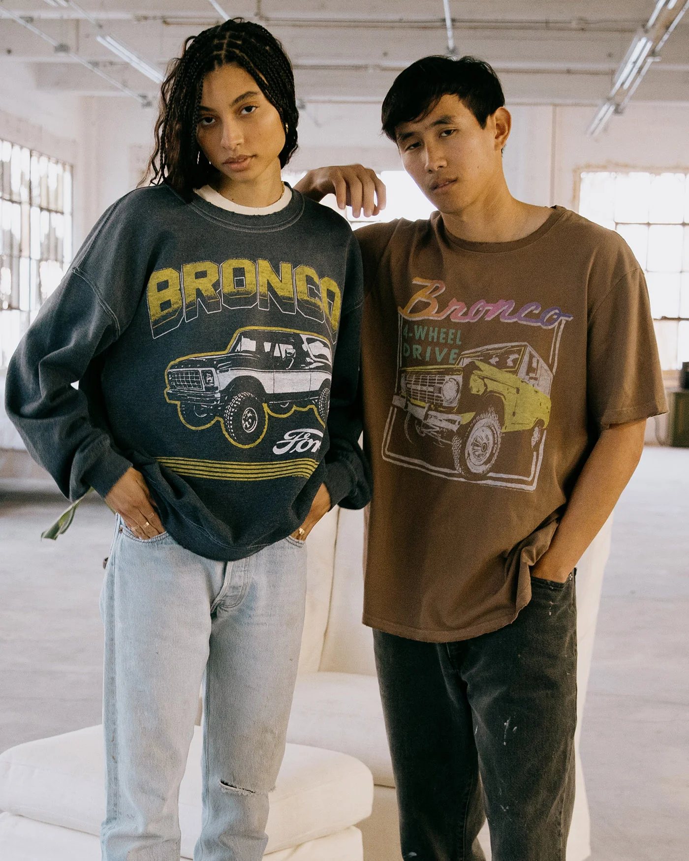 Ford Bronco 4-Wheel Drive Vintage Tee - Image 3