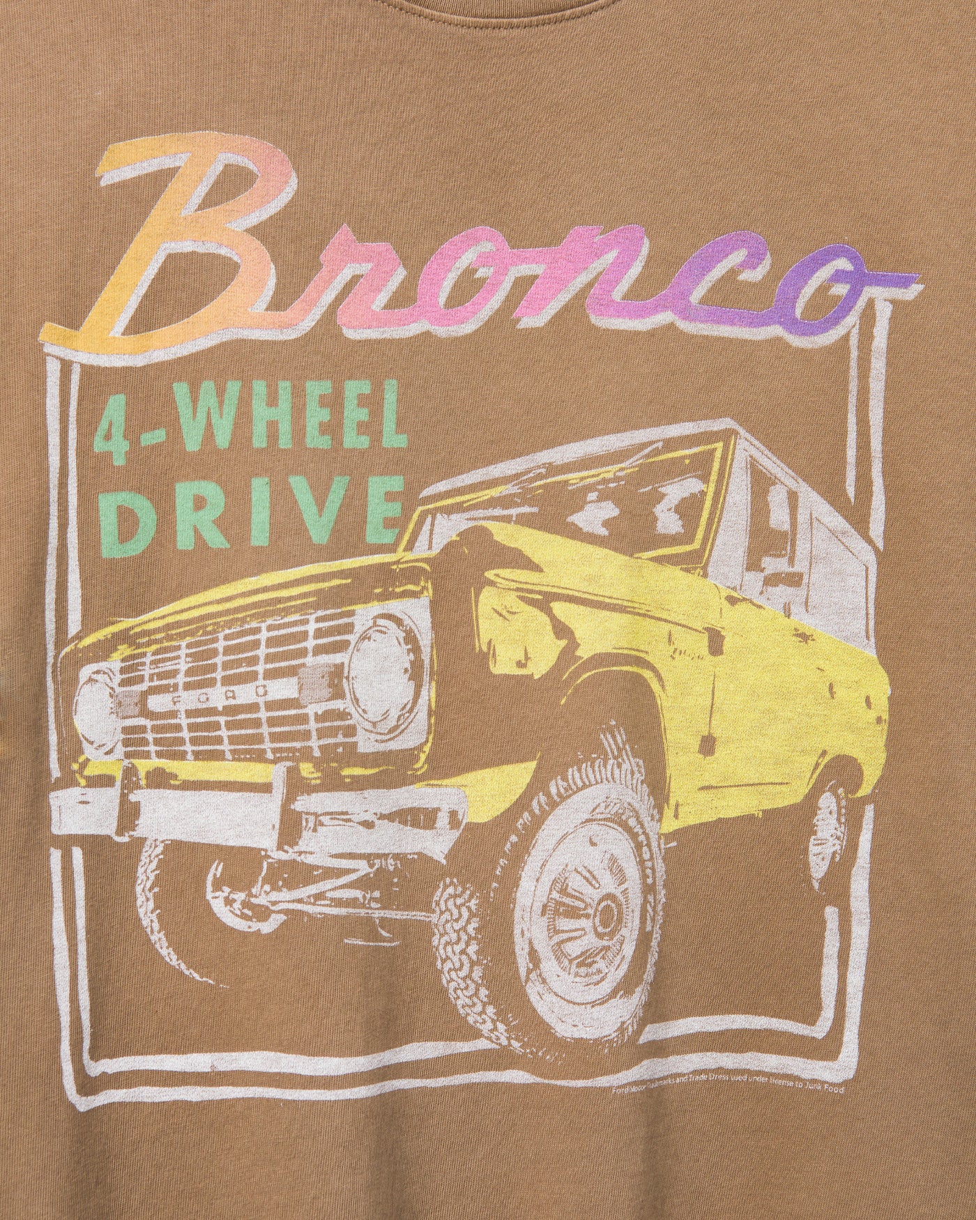 Ford Bronco 4-Wheel Drive Vintage Tee - Image 5