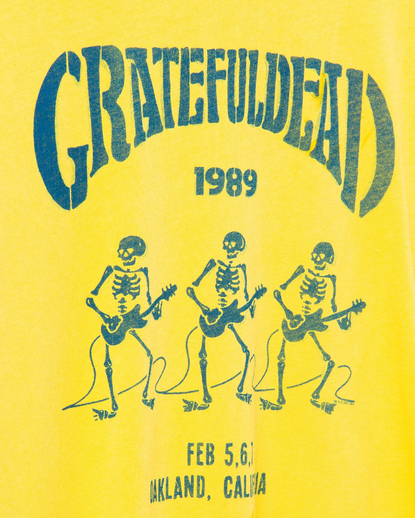 Grateful Dead Guitar Skeletons '89 Vintage Tee - Image 4