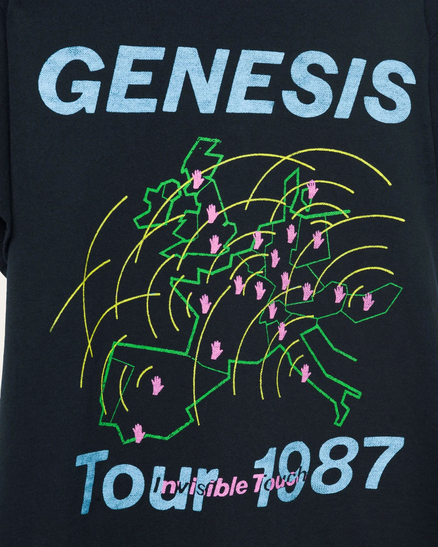 Genesis Invisible Touch Tour 1987 Flea Market Tee - Image 6