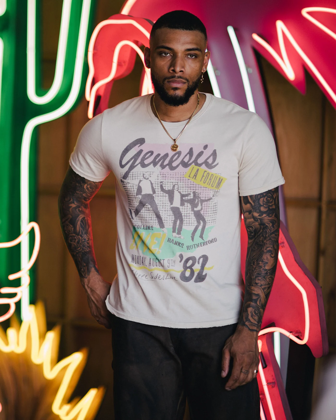 Genesis Live '82 Vintage Tee - Image 2
