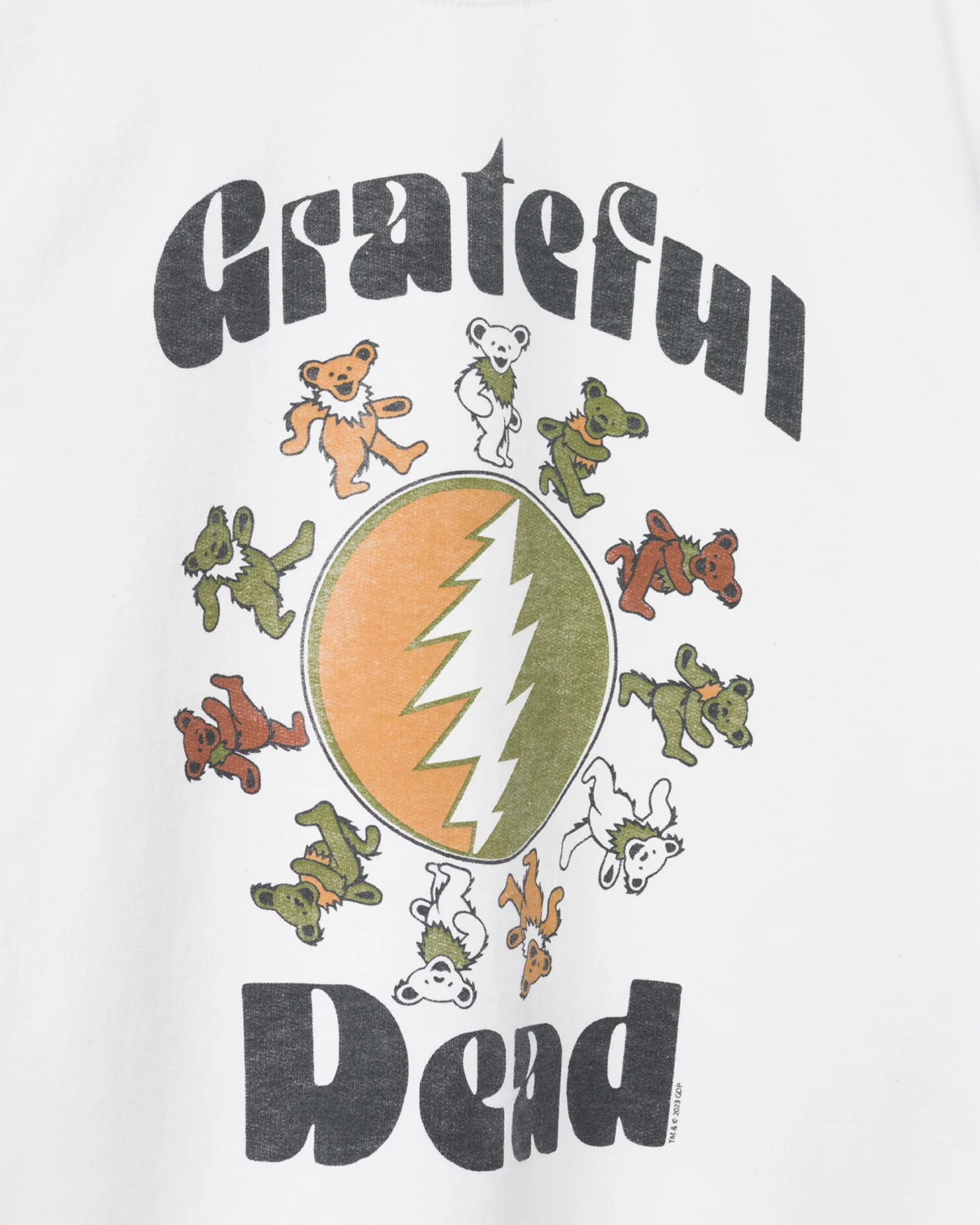 Grateful Dead Bear Ring Flea Market Crew Fleece - Image 5