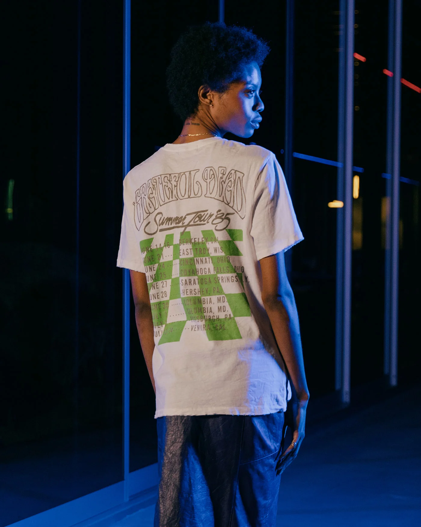 Grateful Dead Checkers Vintage Tee - Image 2