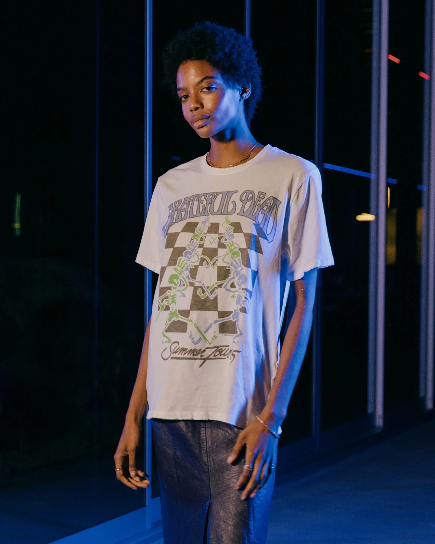 Grateful Dead Checkers Vintage Tee - Image 3