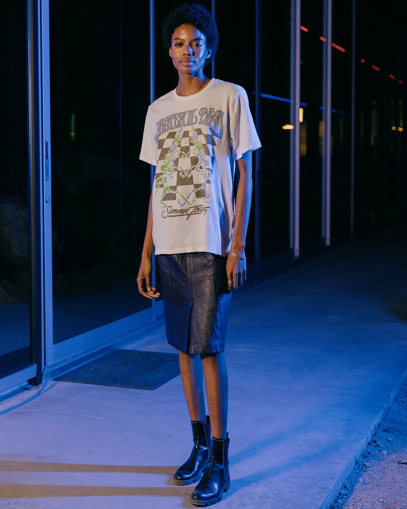 Grateful Dead Checkers Vintage Tee - Image 4
