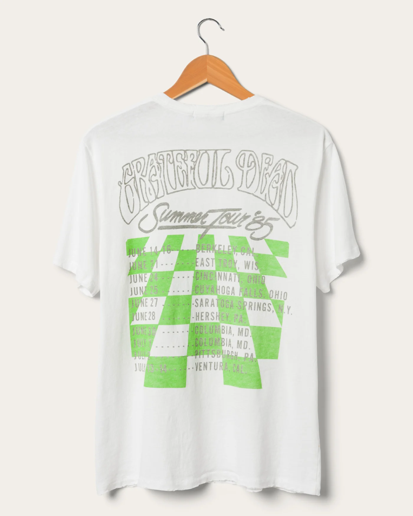 Grateful Dead Checkers Vintage Tee - Image 5