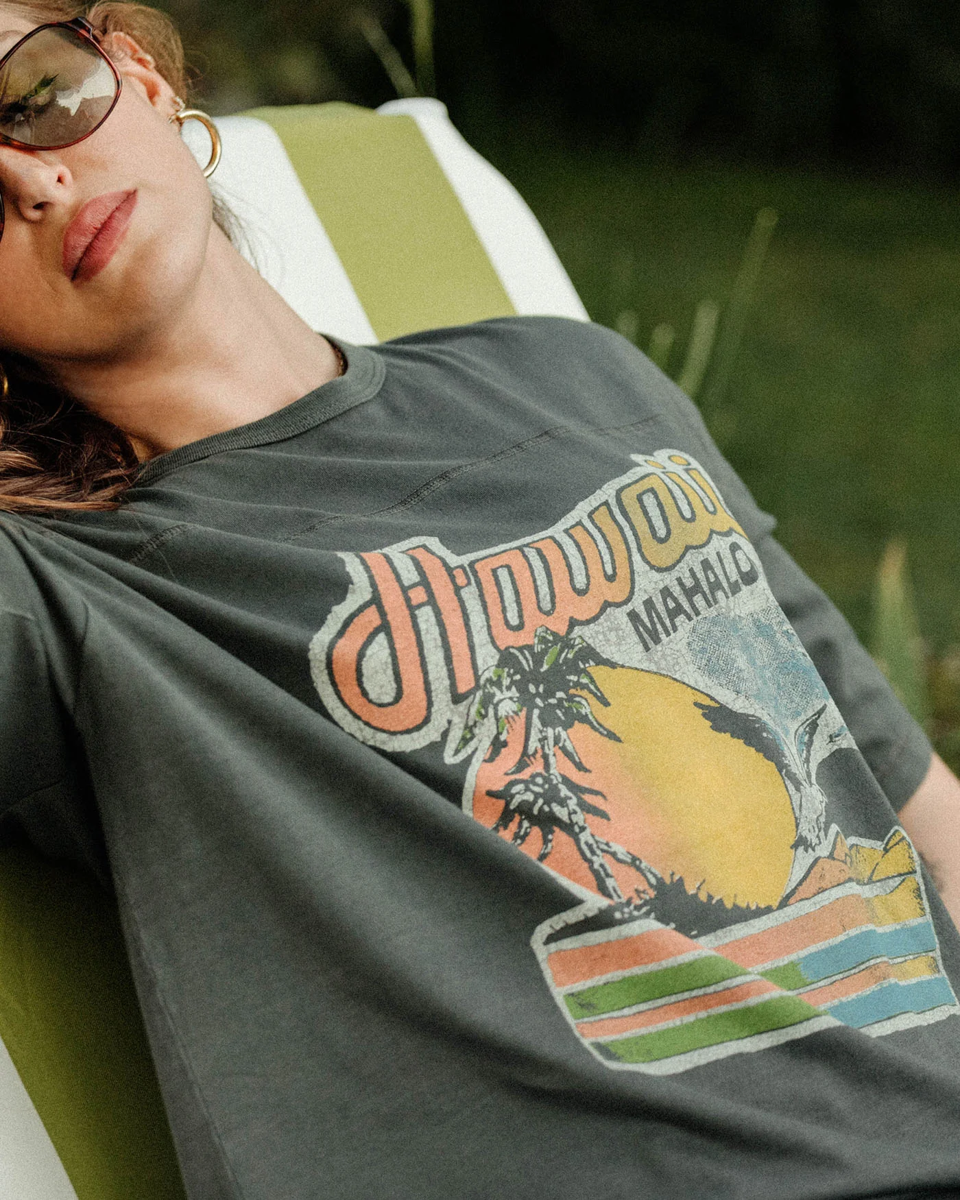 Hawaii Mahalo Jersey Tee - Image 3
