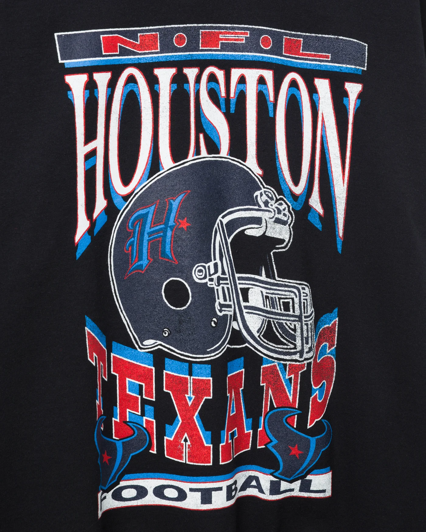 Houston Texans Helmet Flea Market Crew Fleece - Image 3