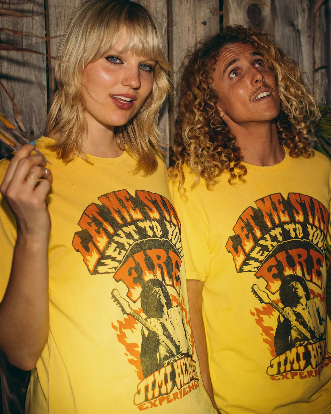 Jimi Hendrix Let Me Stand Next To Your Fire Vintage Tee - Image 2