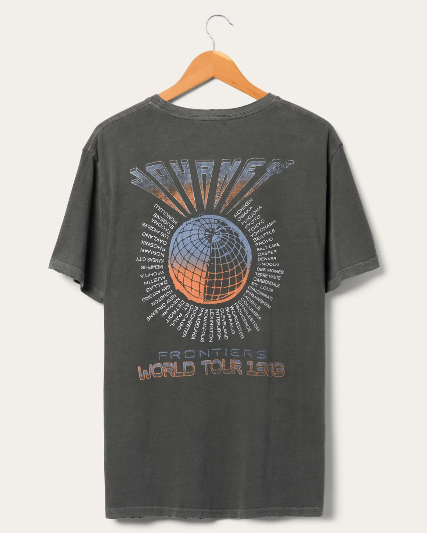 Journey Frontiers World Tour Vintage Tee - Image 2
