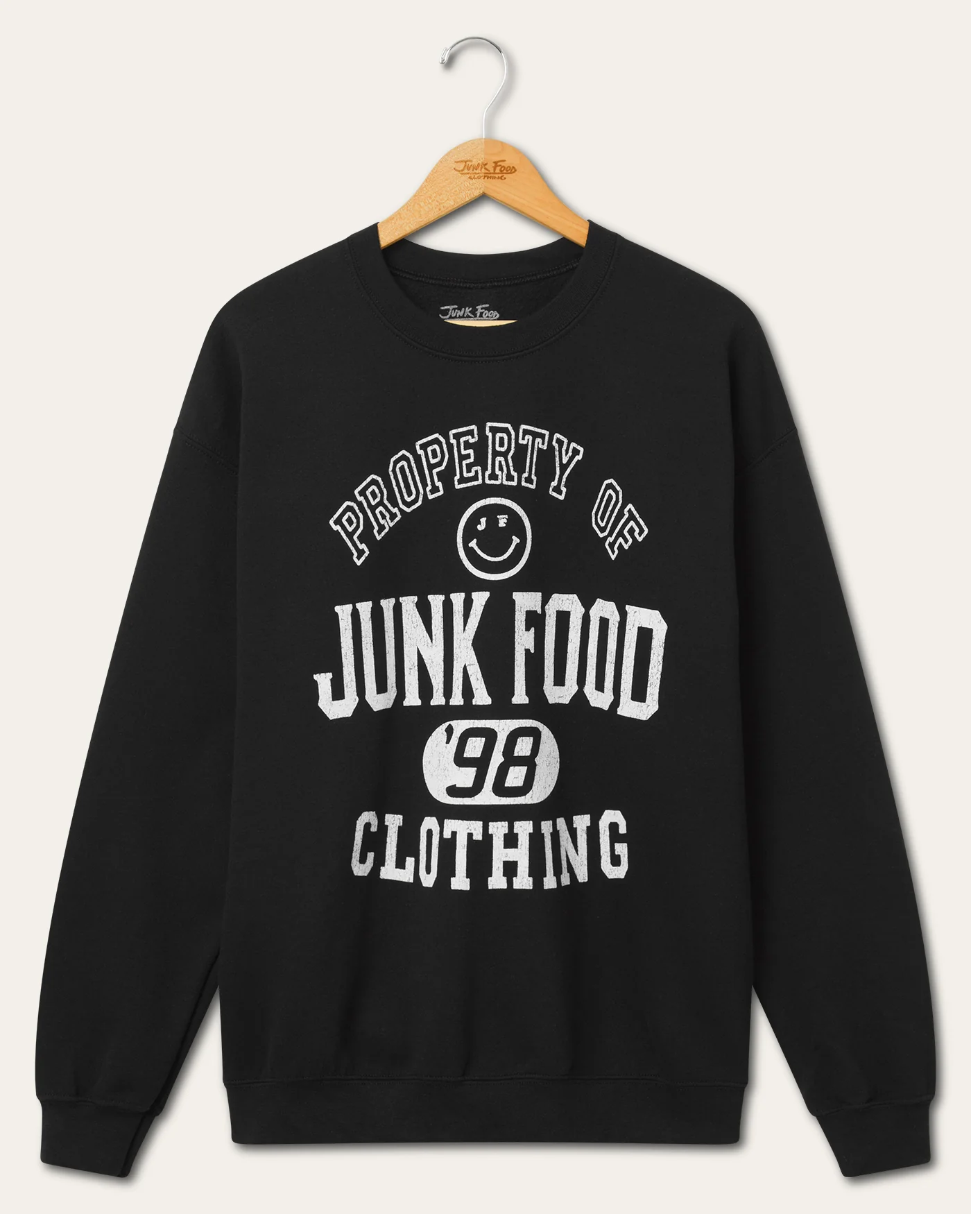 Property of Junk Food Flea Market Crew Fleece
