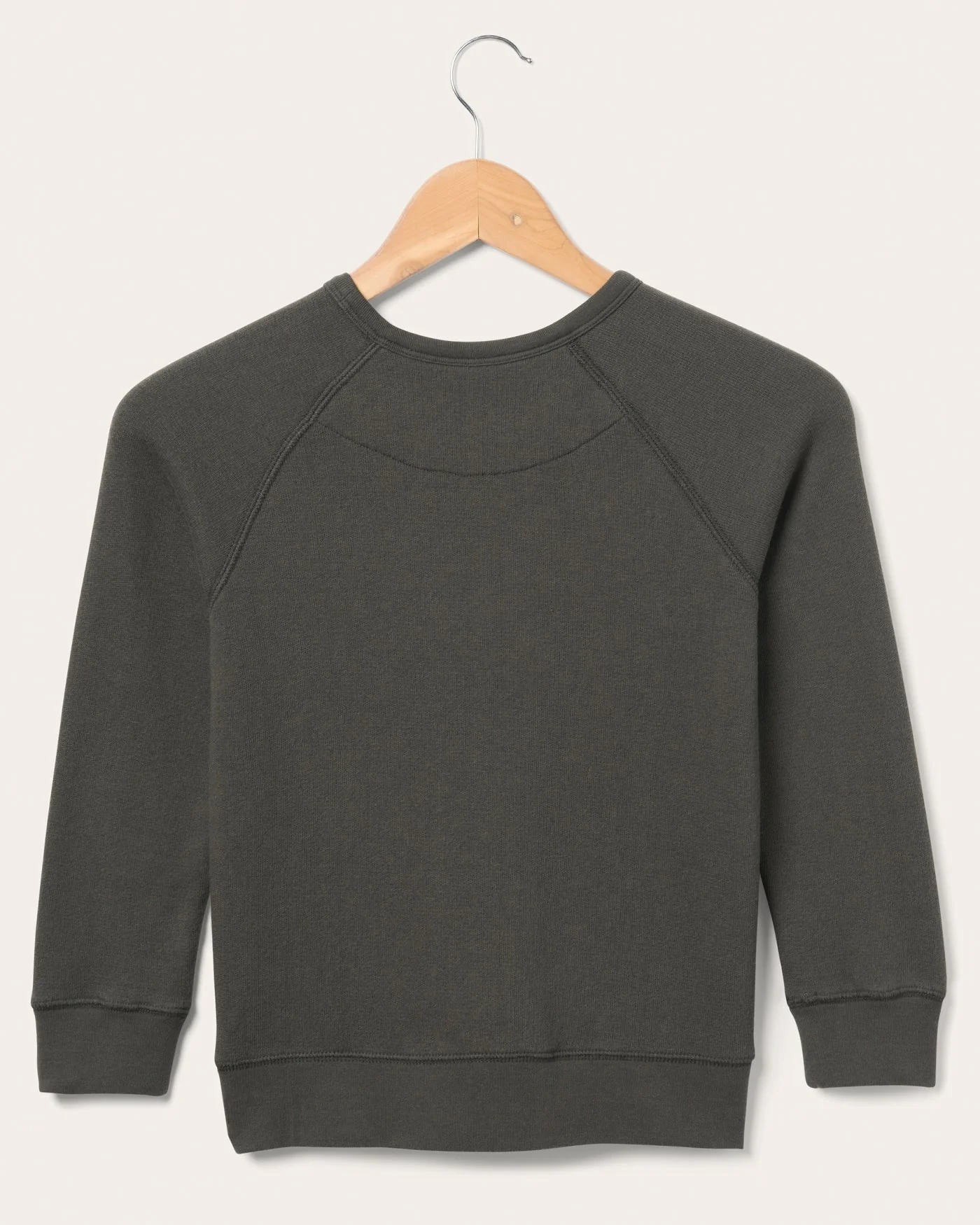 Kids Buffalo Bills Flocked Raglan Crew Fleece - Image 4