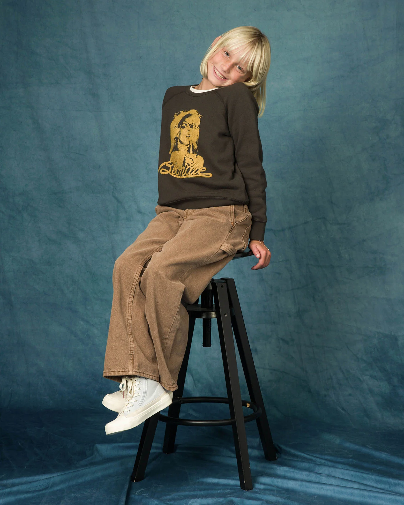 Kids Blondie Gold Raglan Fleece - Image 2