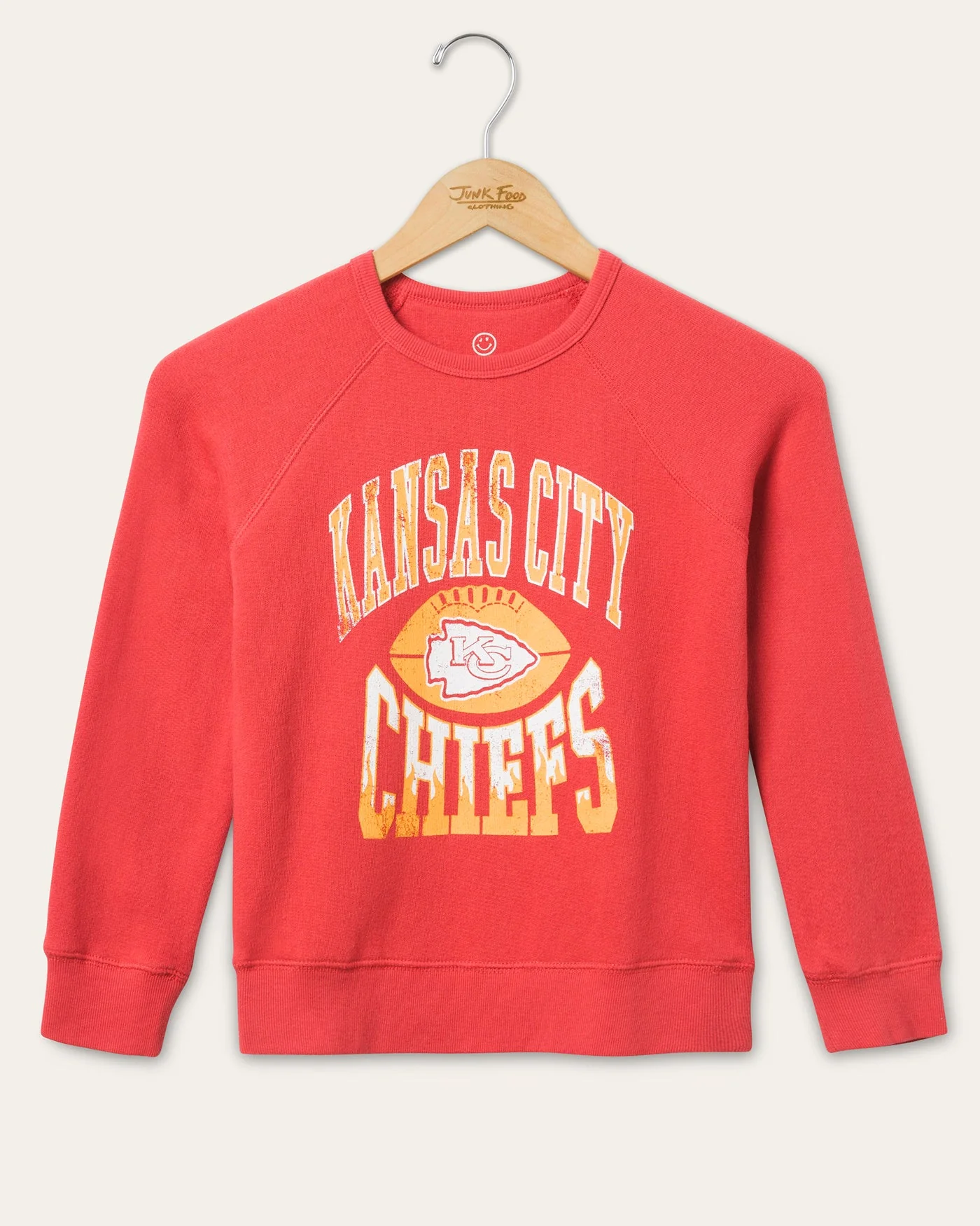 Kids Kansas City Chiefs Hot Route Raglan Fleece