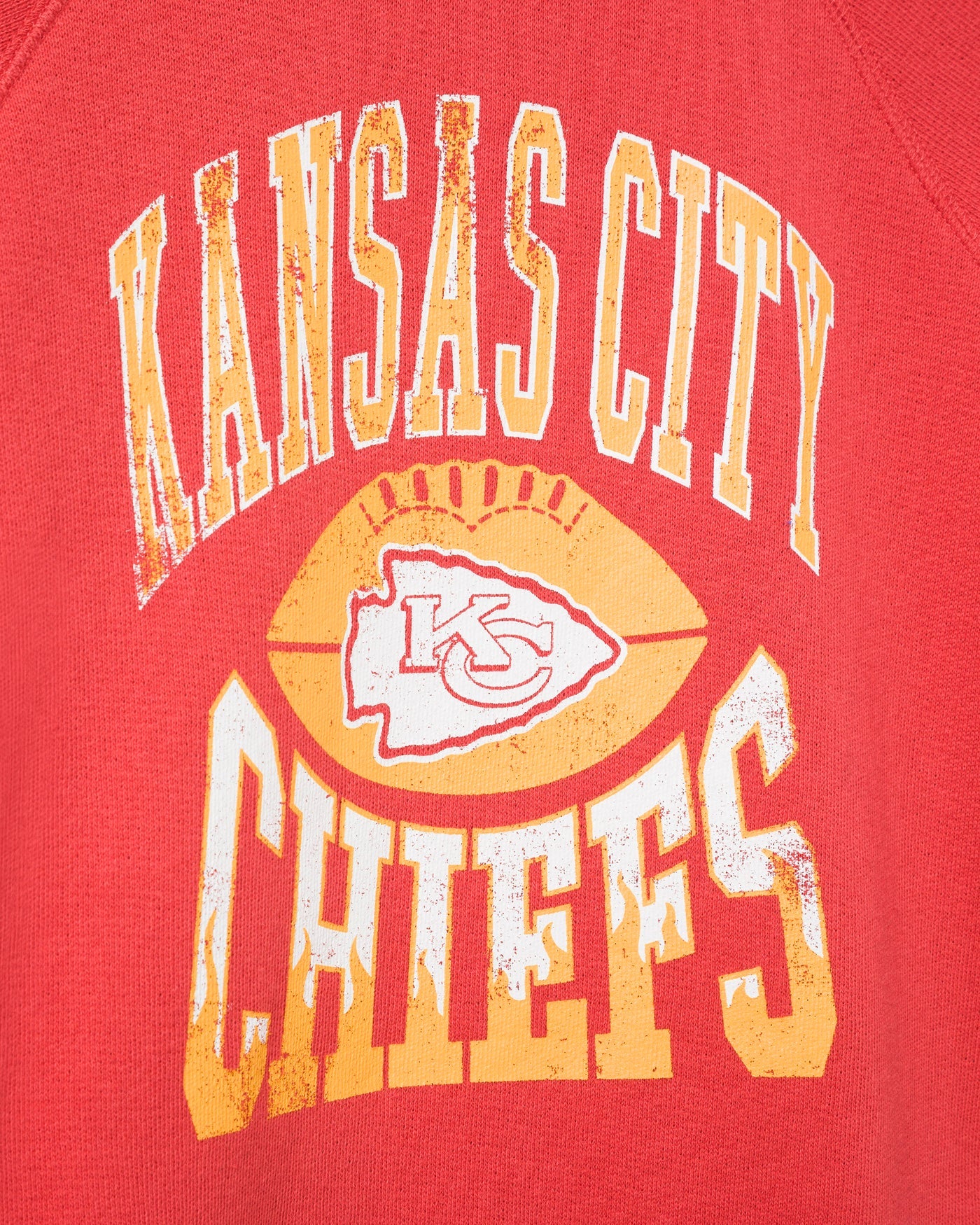 Kids Kansas City Chiefs Hot Route Raglan Fleece - Image 3