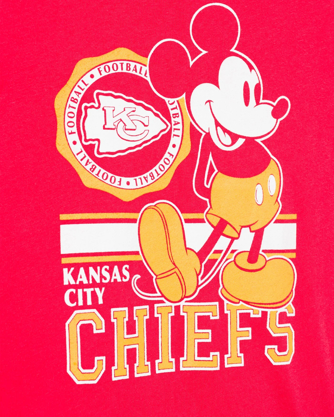 Kids Kansas City Chiefs Mickey Crest Tee - Image 3