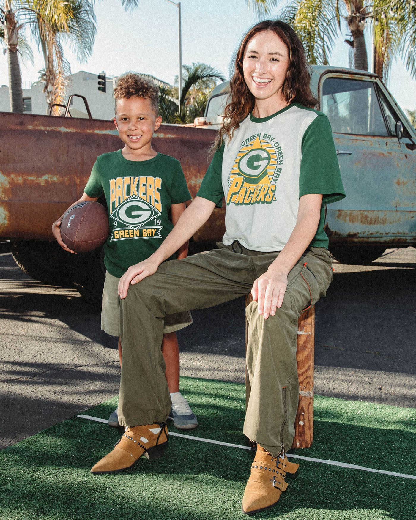 Kids Green Bay Packers Ovetime Tee - Image 4