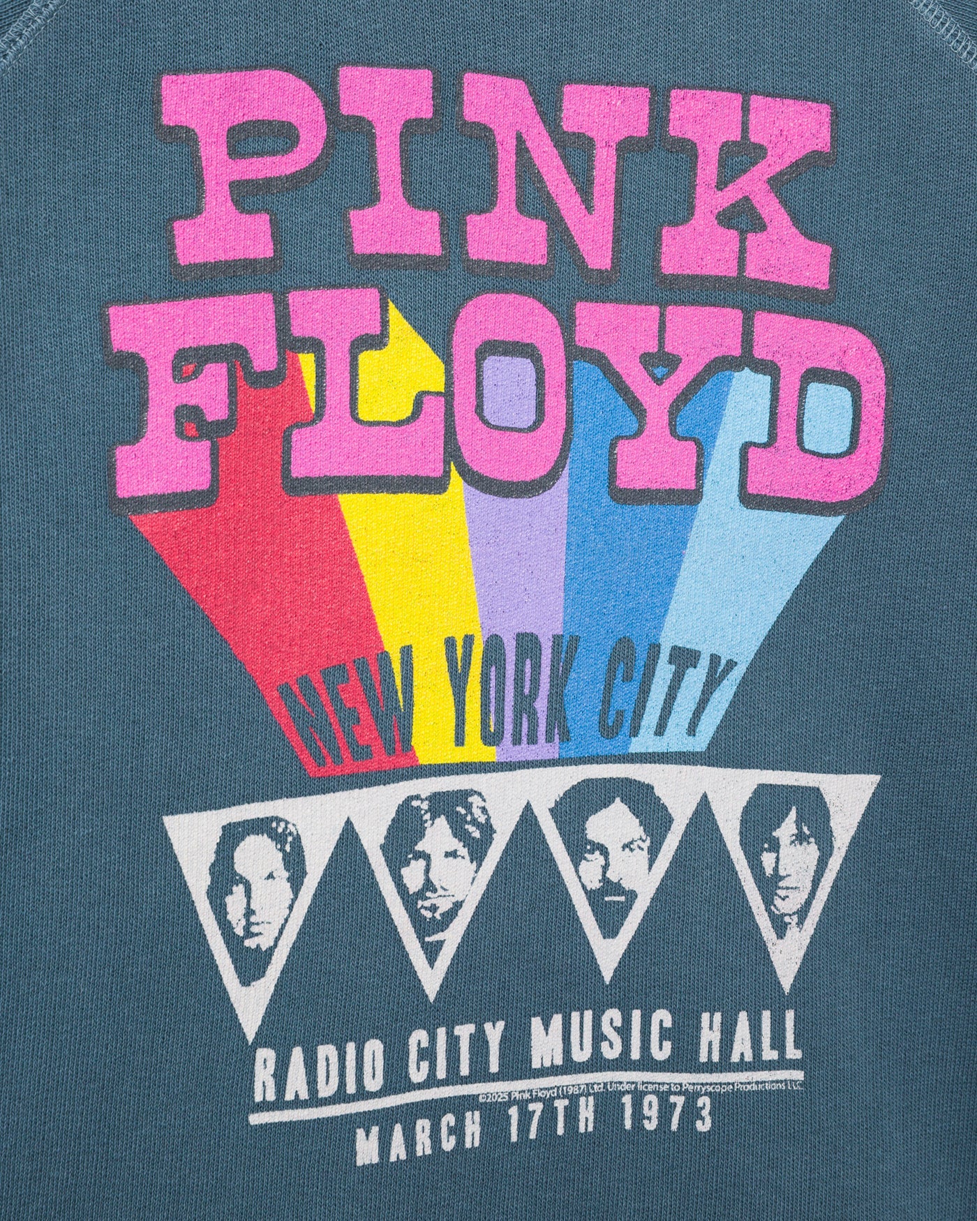 Kids Pink Floyd New York City Raglan Fleece - Image 3
