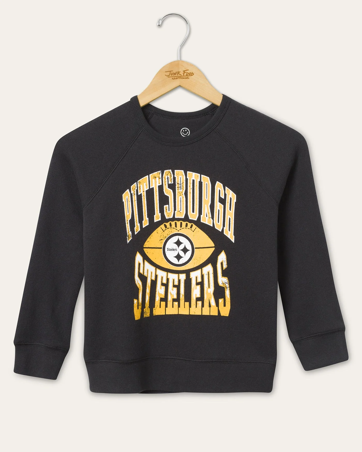 Kids Pittsburgh Steelers Hot Route Raglan Fleece