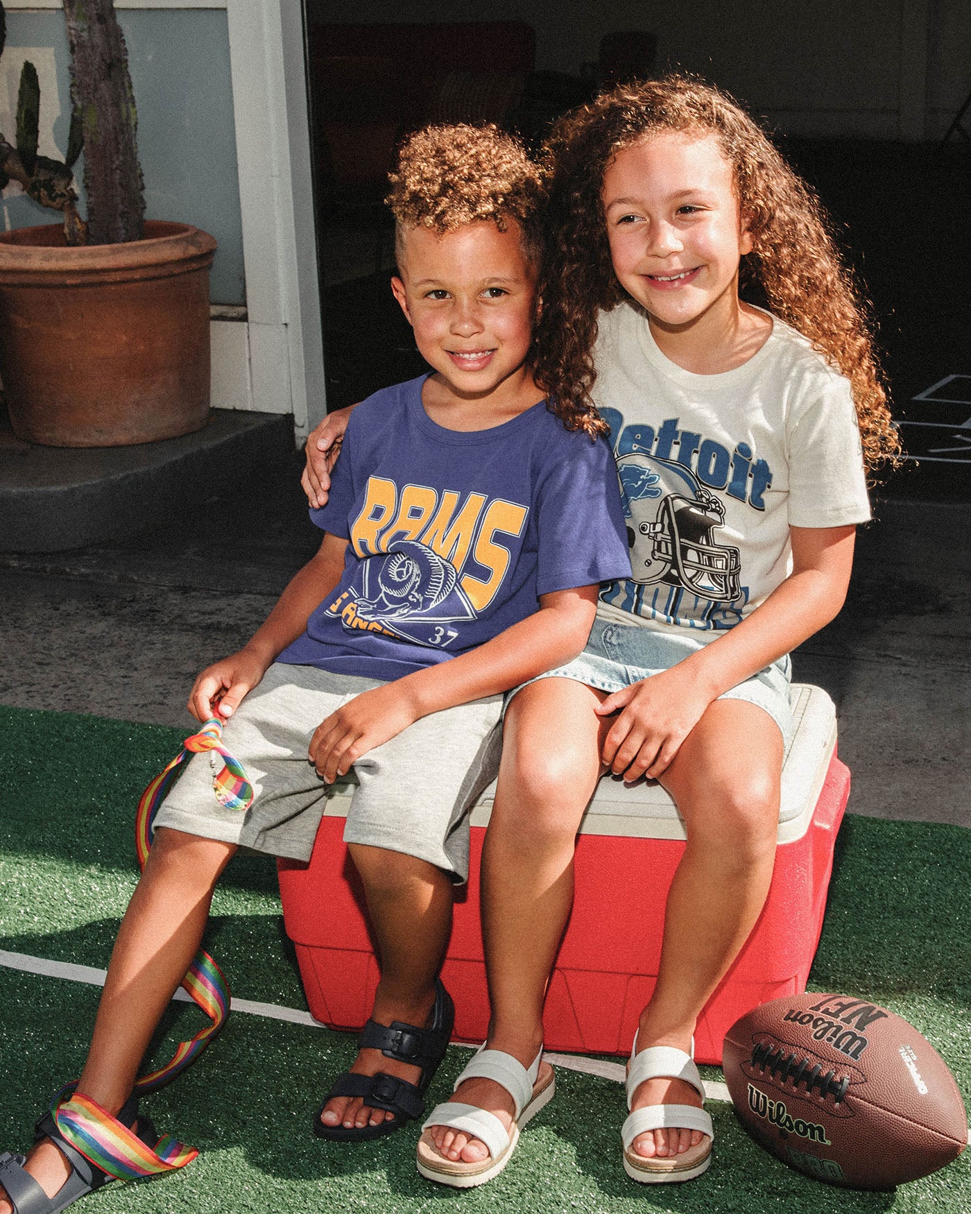 Kids Los Angeles Rams Overtime Tee - Image 3