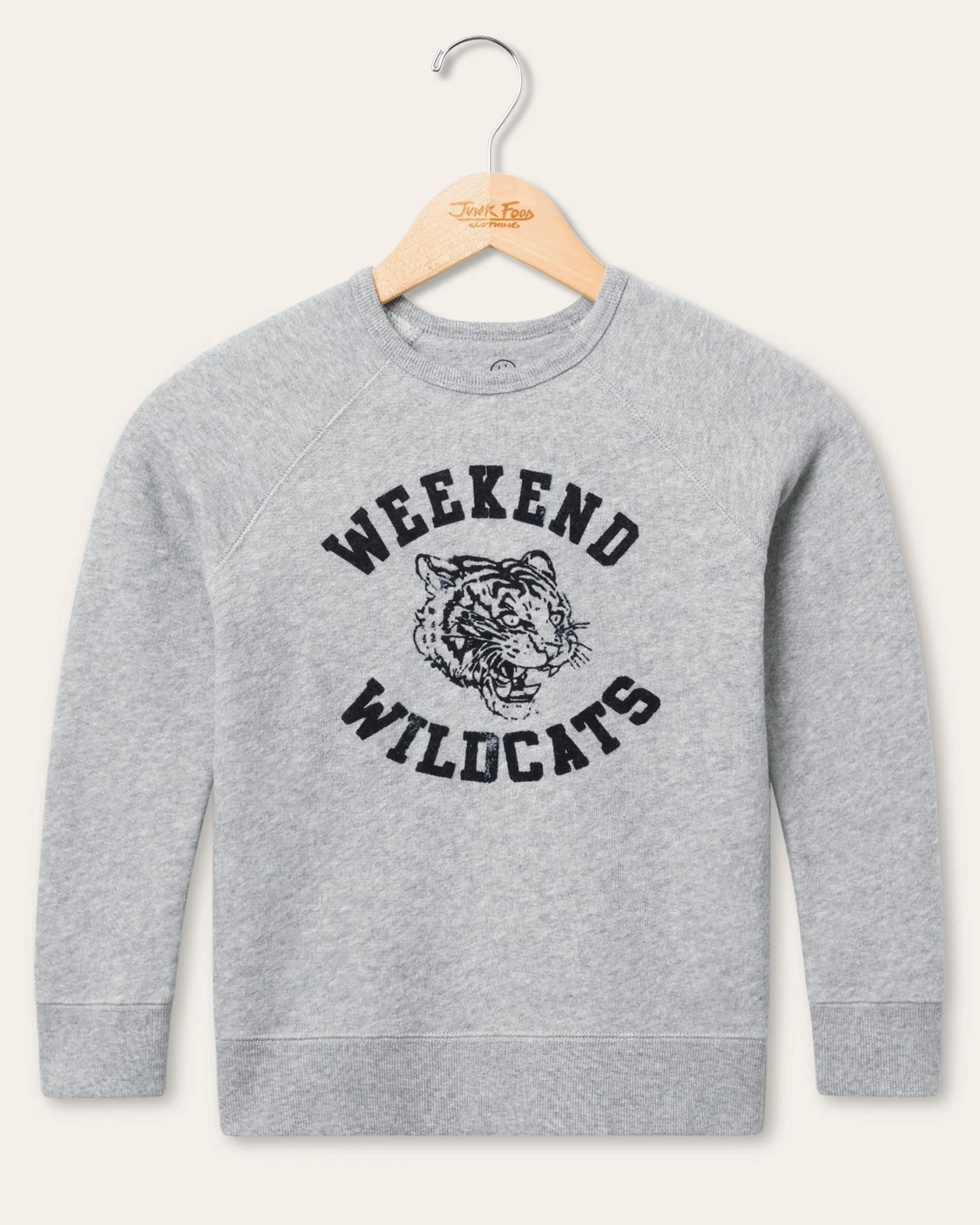 Kids Weekend Wildcats Flocked Raglan Fleece