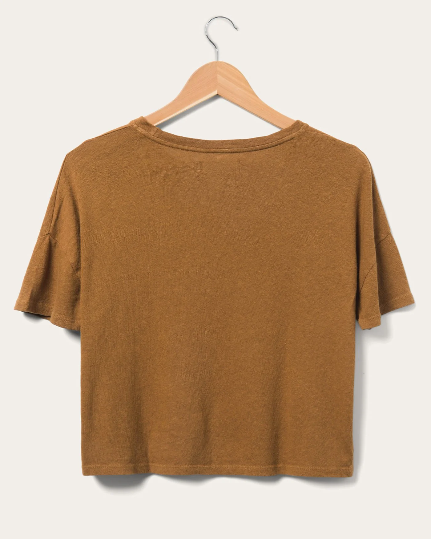 Women's Linen Crop Tee - Image 4