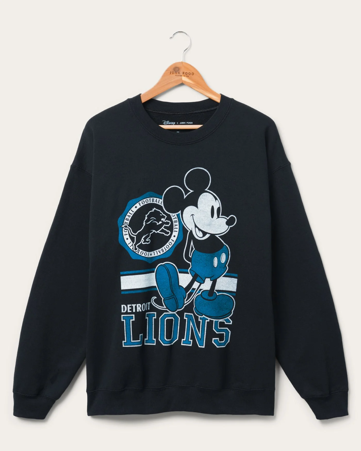 Detroit Lions Mickey Crew Fleece