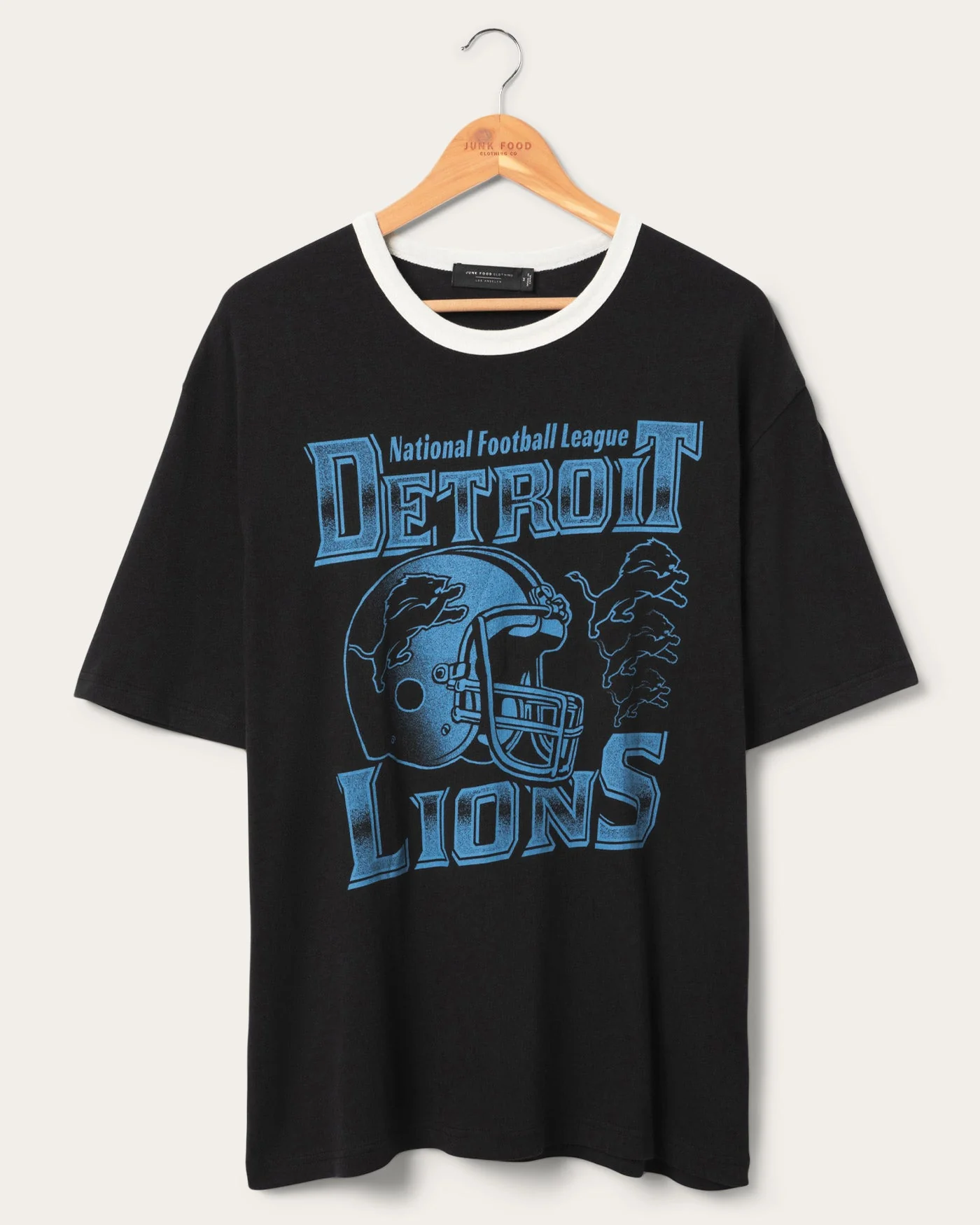 Detroit Lions Oversized Ringer Tee